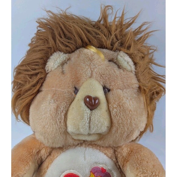 Vintage 1984 Care Bears Cousins Brave Heart Lion ~ 13" Plush Stuffed Kenner - Picture 4 of 16